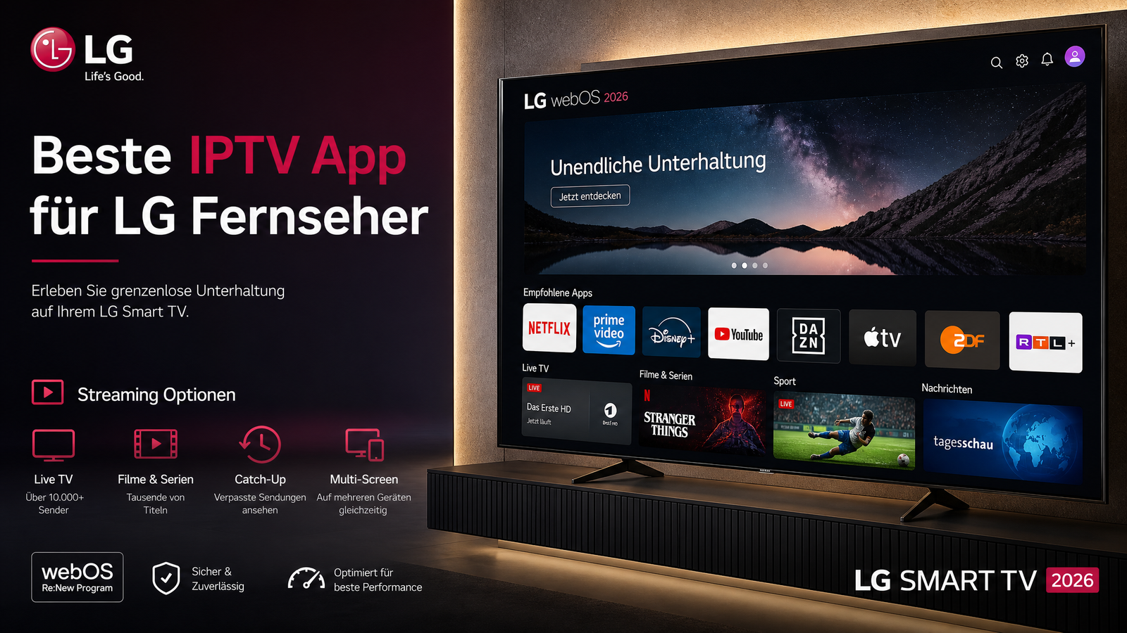 Welcher IPTV Anbieter hat das beste Senderangebot