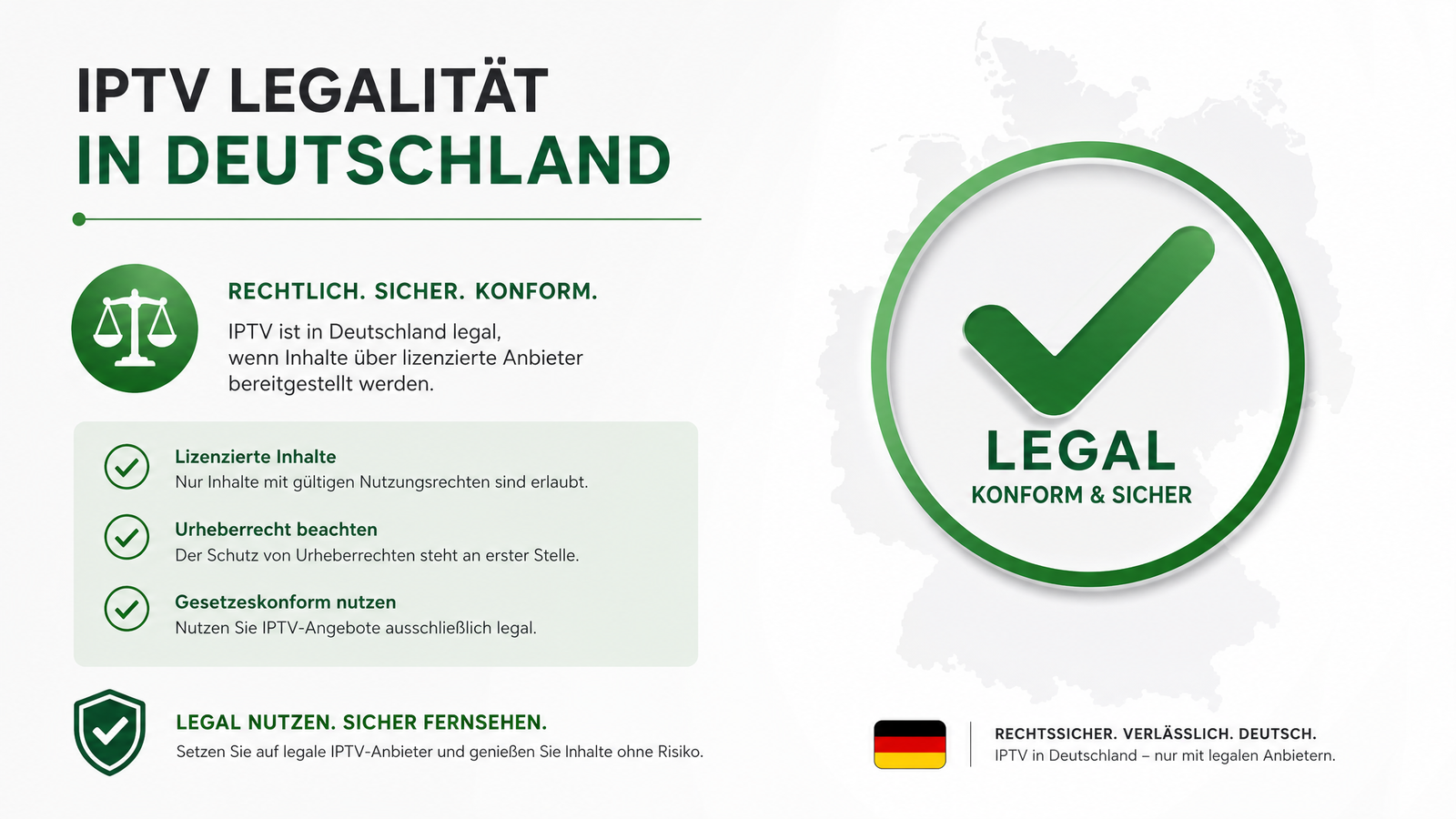 Ist IPTV legal in Deutschland